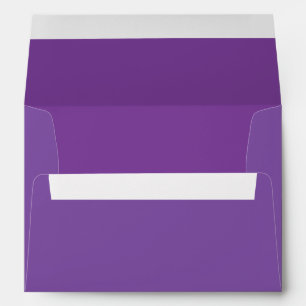 Custom Lavender Purple Envelope w/ Return Address