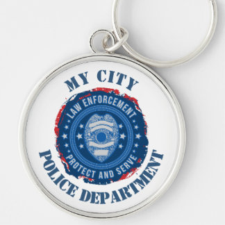 Custom Law Enforcement Badge Key Ring