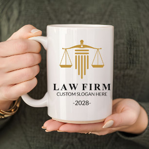 Custom Law Firm Coffee Mug, Law Bulk Company Gifts Mug