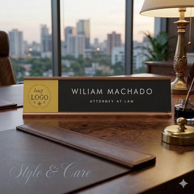 Custom Lawyer Name Plate Professional Office Desk (Custom Lawyer Name Plate Professional Office Desk Sign)