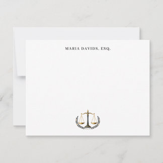 Custom Lawyer Note Card