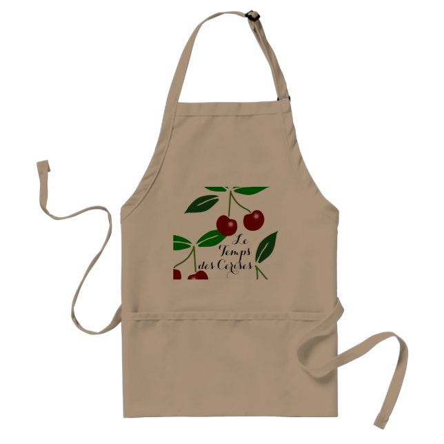 Custom Le Temps des Cerises Fresh Cherries Standard Apron (Front)