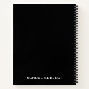 Custom Left-Handed Notebook for Students