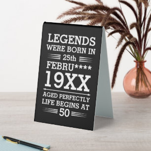 Custom Legends Were Born in Date Month Year Age