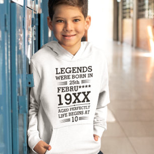 Custom Legends Were Born in Date Month Year Age