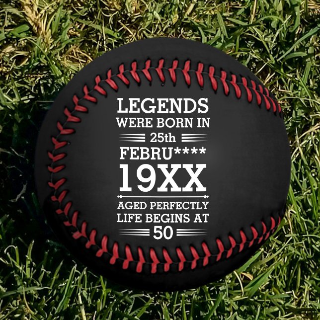 Custom Legends Were Born in Date Month Year Age Baseball (Creator Uploaded)