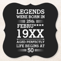 Custom Legends Were Born in Date Month Year Age