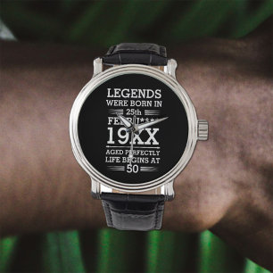 Custom Legends Were Born in Date Month Year Age Watch