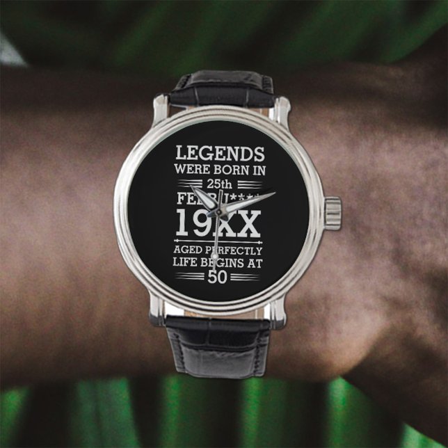 Custom Legends Were Born in Date Month Year Age Watch (Creator Uploaded)