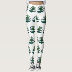Custom Leggings Christmas Trees
