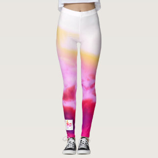 Custom Leggings SUNSET AND KANJI FOR PEACE