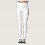Custom Leggings WHITE WITH MONOGRAM<br><div class="desc">I MAKE USEFUL ART.  MY WORK IS ORIGINAL DESIGN.
THANK YOU FOR CONSIDERING MY WORK.
THANK YOU FOR STOPPING BY.</div>