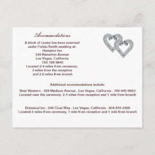 Custom Lemon Hearts Enclosure Card