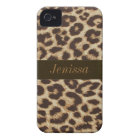 Custom Leopard Print iPhone 4/4S Case Mate Case