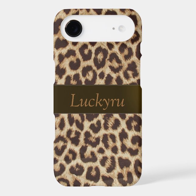 Custom Leopard Print Samsung Galaxy S4 Case (Back)