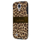 Custom Leopard Print Samsung Galaxy S4 Case