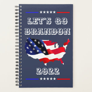 Custom LET'S GO BRANDON Funny FJB Weekly Monthly Planner