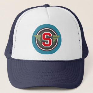 Custom Letter "S" Deco Design Trucker Hat