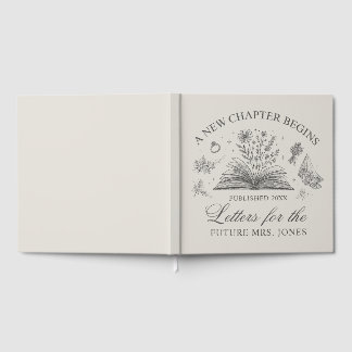 Custom Letters to the Bride Book Book Theme Bridal