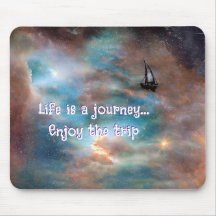 Custom "Life is a Journey" Mousepad