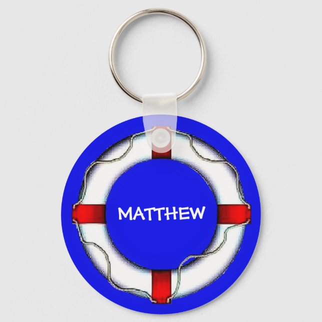 Custom Lifesaver Key Ring (Front)