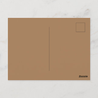 Custom Light Brown Picture-Perfect Standard  Postcard