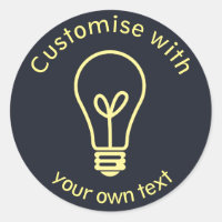 Custom Light Bulb Icon