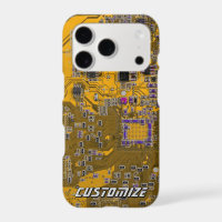 Custom Light Orange PCB Circuit Board for IT Pros