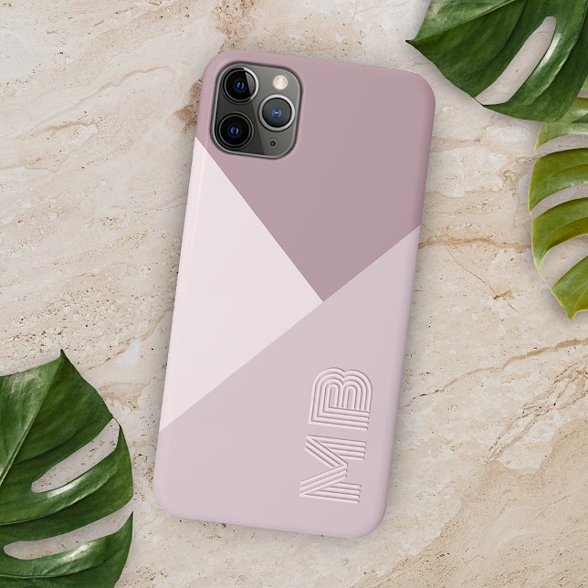 Custom Light Pastel Dusty Rose Mauve Blush Pink Case-Mate iPhone Case (Creator Uploaded)