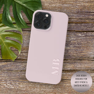 Custom Light Soft Dusty Rose Blush Pink Coloured iPhone 11 Pro Max Case