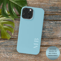 Custom Light Soft Turquoise Blue Coloured
