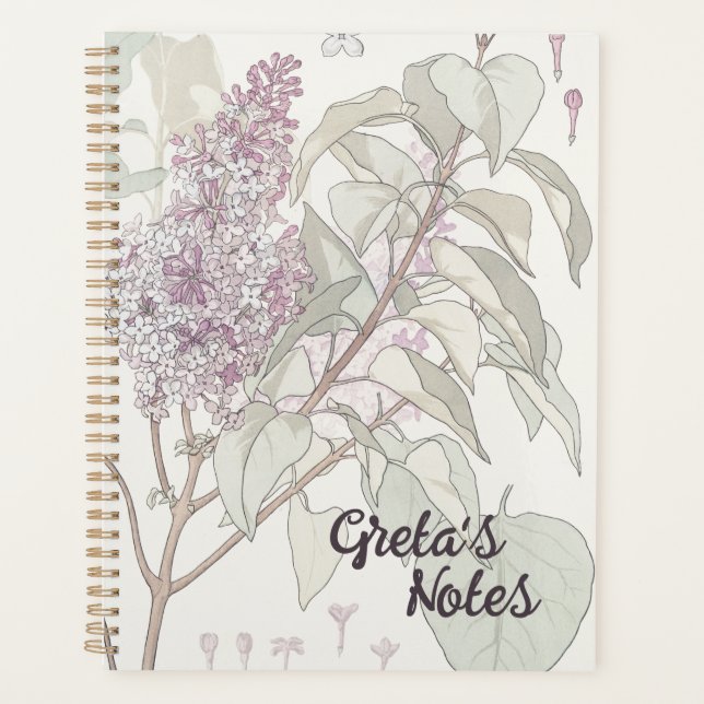 Custom Lilac Planner (Front)