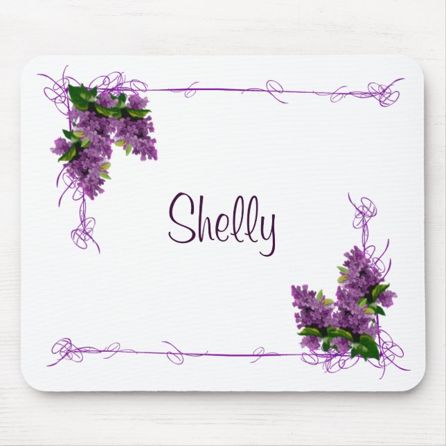Custom Lilacs Mousepad (Front)
