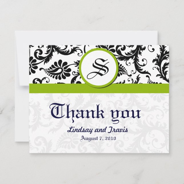 Custom Lindsay Thank You Card (Front)