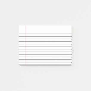 Custom Lined Notebook Paper Sticky Notes
