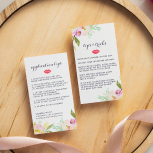 Custom Lip Product Distributor Tips & Tricks Business Card