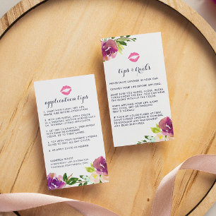 Custom Lip Product Distributor Tips & Tricks Business Card