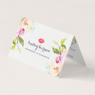 Custom Lip Product Distributor Tips & Tricks Business Card