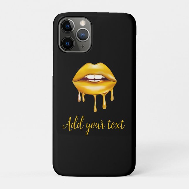 custom lips girly stylish  Case-Mate iPhone case (Back)