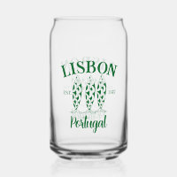 Custom Lisbon Portugal Est Text White