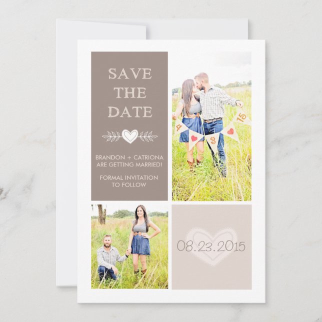 CUSTOM LISTING | SAVE THE DATE ANNOUNCEMENT (Front)