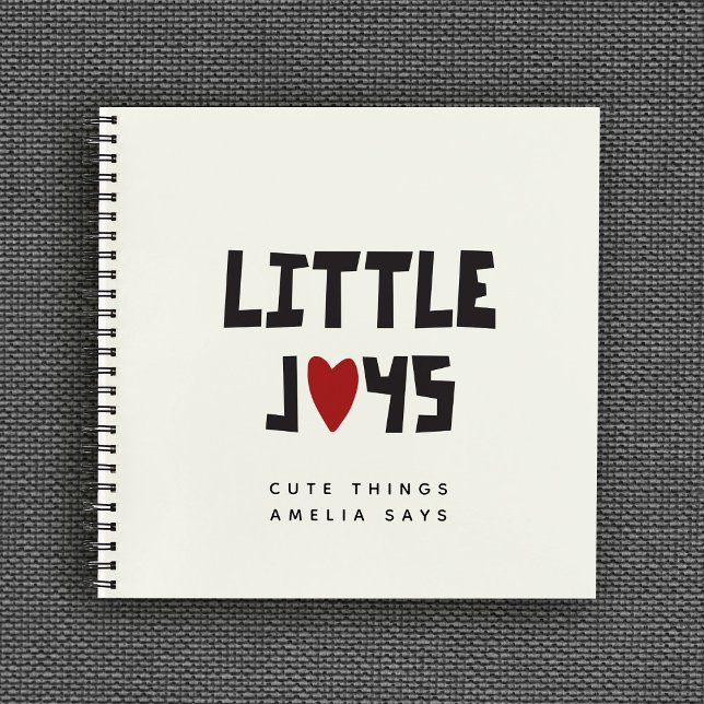 Custom Little Joy Kids Sayings Keepsake Journal (Creator Uploaded)