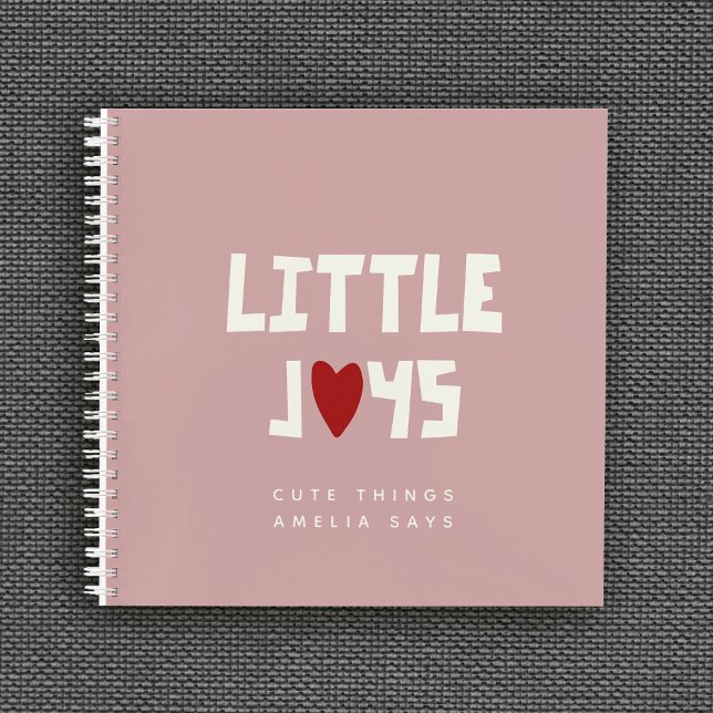 Custom Little Joy Kids Sayings Keepsake Journal (Creator Uploaded)