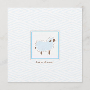 Custom_Little Lamb Baby Shower Invitation