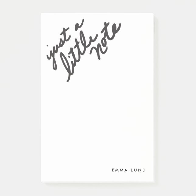 Custom Little Note Stationery (Front)