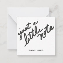 Custom Little Note Stationery