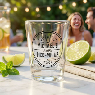  Custom “Little Pick-Me-Up” Gift Personalised Fun  Shot Glass