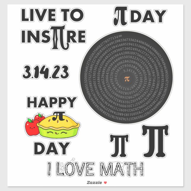 Custom Live to InsPIre PI Day Teacher Student SET (Sheet)