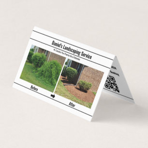 Custom Local Service & Business Brochure Business Card
