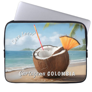 Custom Location Coco Loco Laptop Sleeve